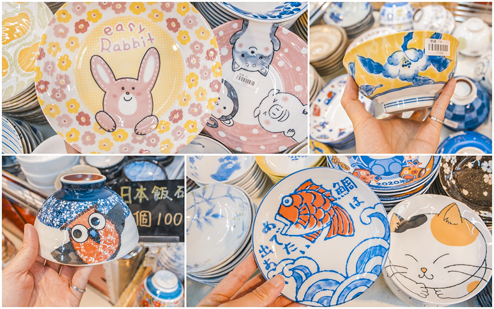 基隆陶瓷特賣會(廟口夜市旁) 日本大品牌瓷器3個100起~振興劵可用 ! @凱西跳跳糖の美食旅遊