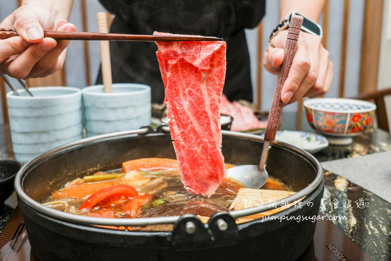 【大安區美食】橋山壽喜燒，台北最強壽喜燒火鍋 ! 日本頂級米其林主廚指導壽喜燒專門店