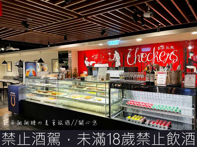 台北凱撒大飯店checkers自助餐吃到飽，3.5小時任你吃，多道海陸料理、威靈頓牛排無限供應