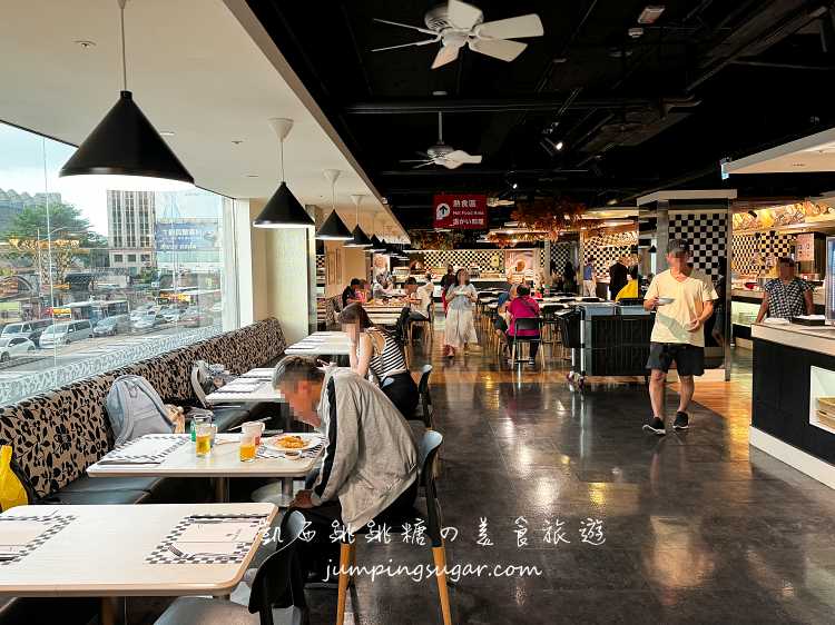 台北凱撒大飯店checkers自助餐吃到飽，3.5小時任你吃，多道海陸料理、威靈頓牛排無限供應