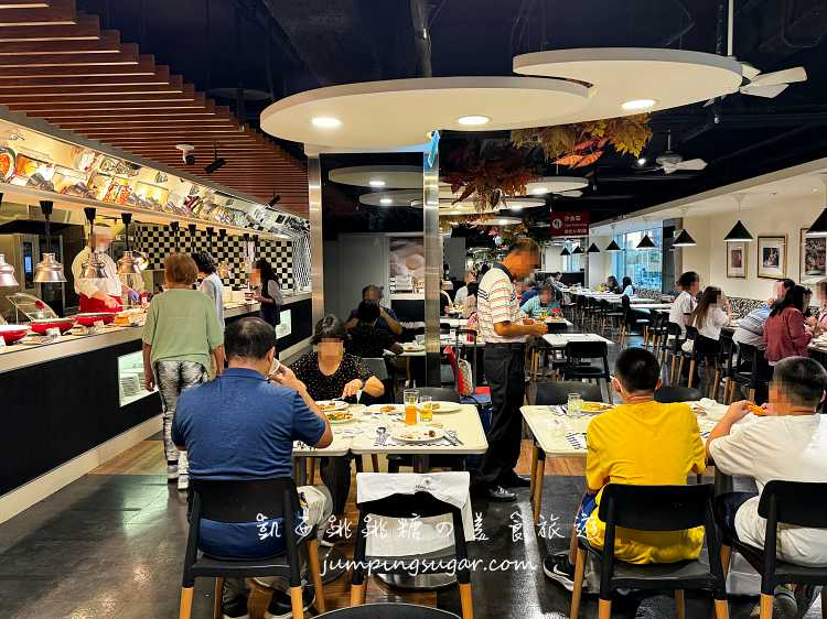 台北凱撒大飯店checkers自助餐吃到飽，3.5小時任你吃，多道海陸料理、威靈頓牛排無限供應