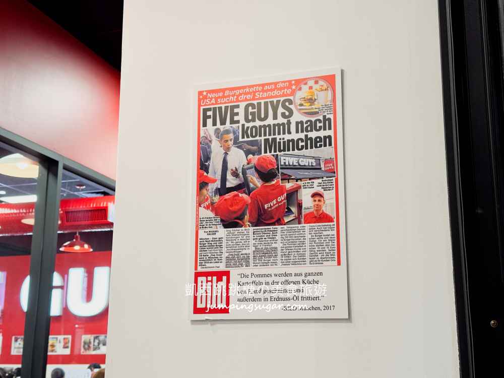 【首爾美食】Five Guys韓國必吃漢堡店！巨無霸份量+免費花生吃到飽(菜單價錢)