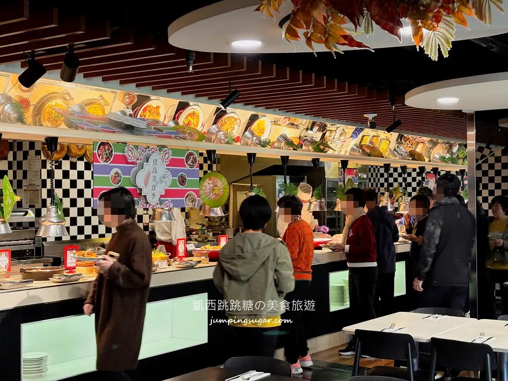 2026台北凱撒大飯店自助餐，150分鐘吃到飽，牛排三點蟹爽吃(菜單價錢)